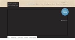 Desktop Screenshot of hotelportosanto.com
