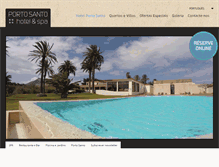 Tablet Screenshot of hotelportosanto.com